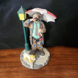 Emmett Kelly Coca-Cola Figurine "Time For A Coke"
